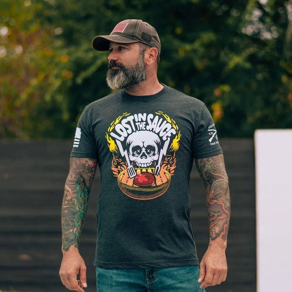 Lost In The Sauce T-Shirt - Charcoal