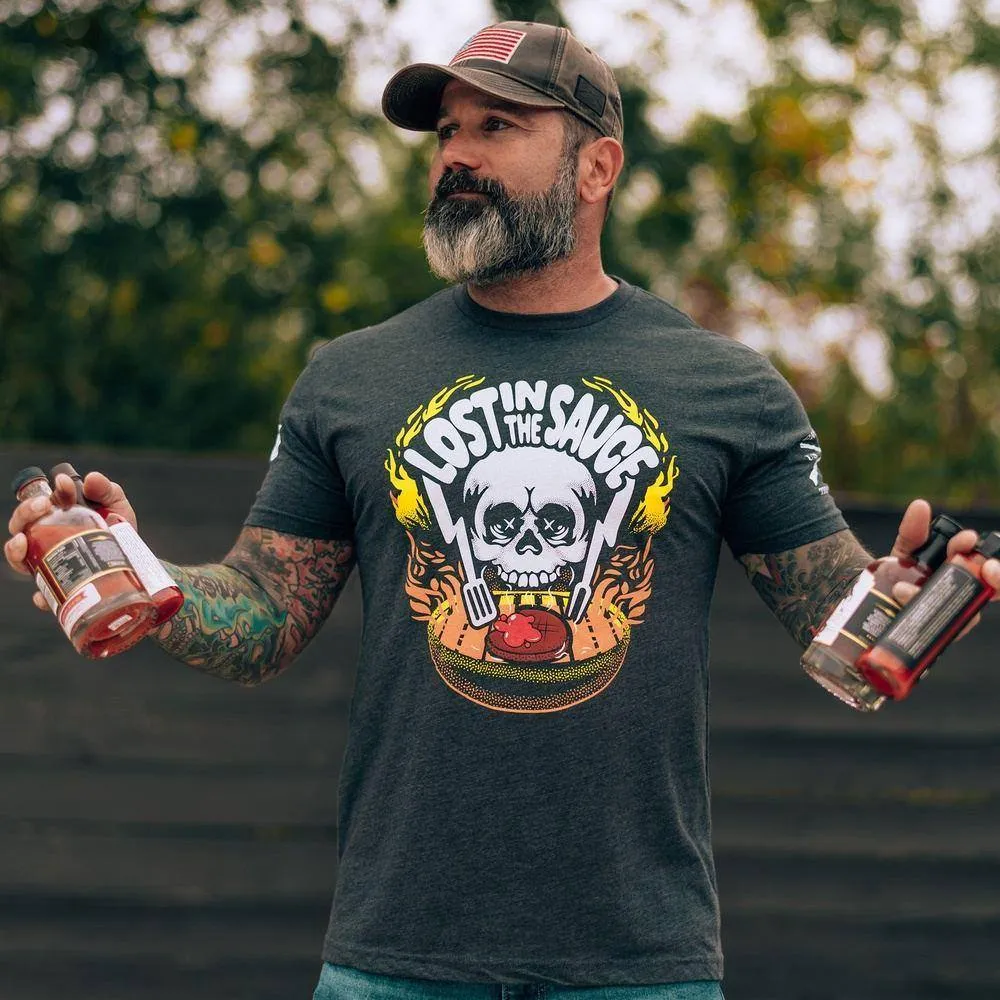 Lost In The Sauce T-Shirt - Charcoal