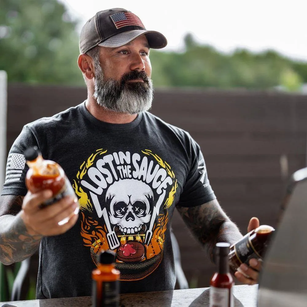 Lost In The Sauce T-Shirt - Charcoal