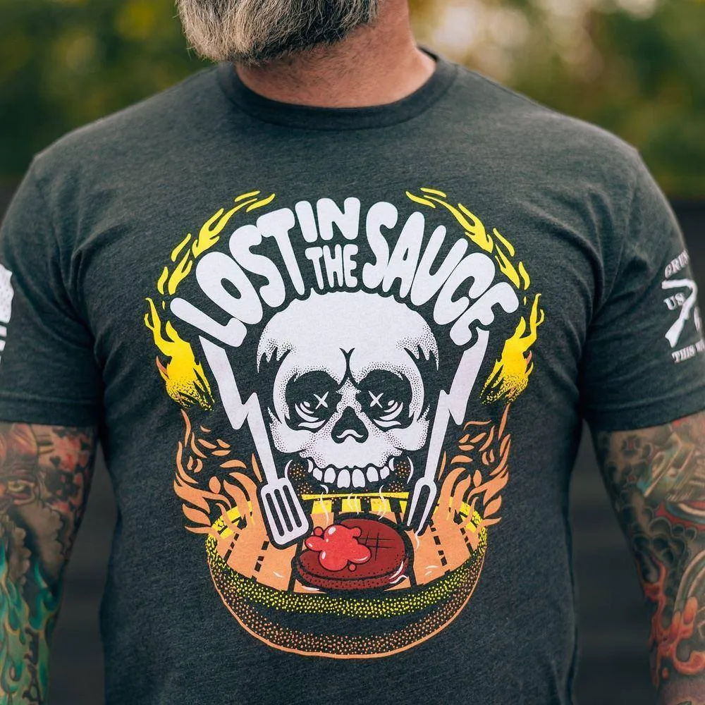 Lost In The Sauce T-Shirt - Charcoal