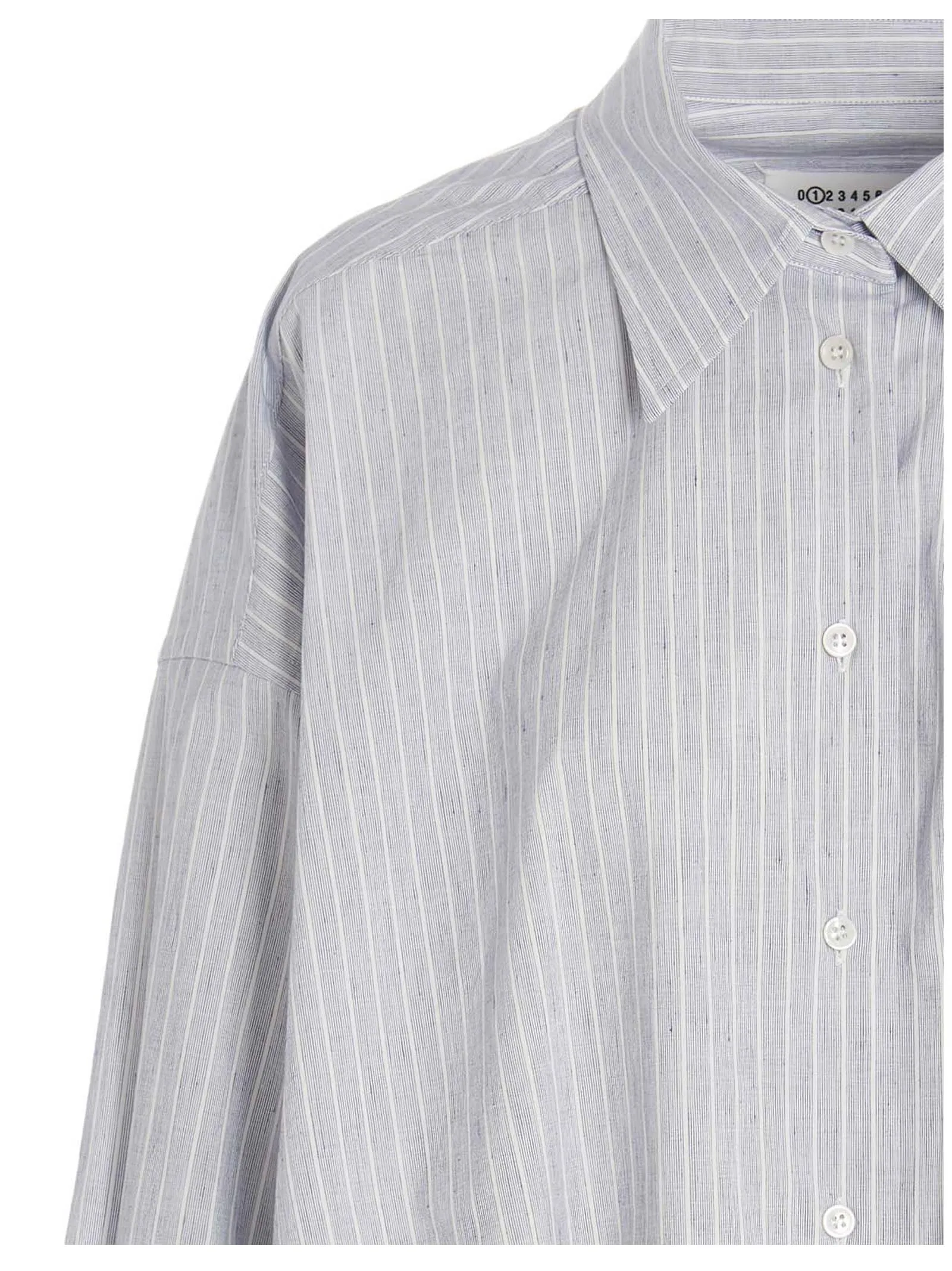 Maison Margiela Striped Long-Sleeved Shirt