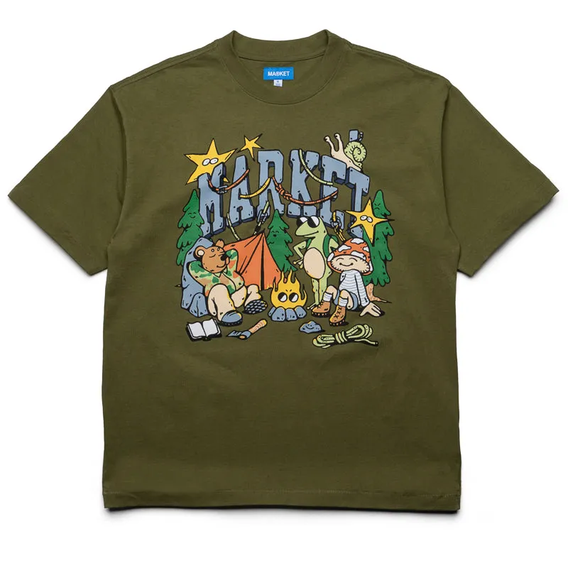 Market Backcountry Buds Tee - Kelp