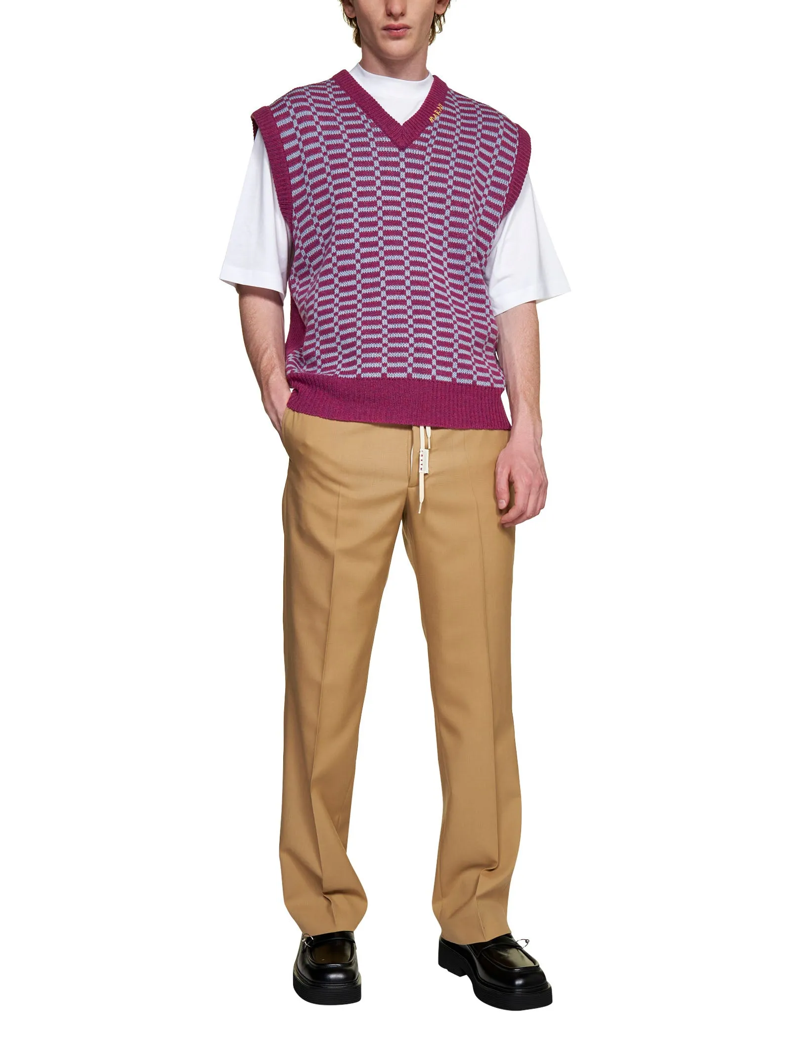 Marni V-Neck Sleeveless Vest