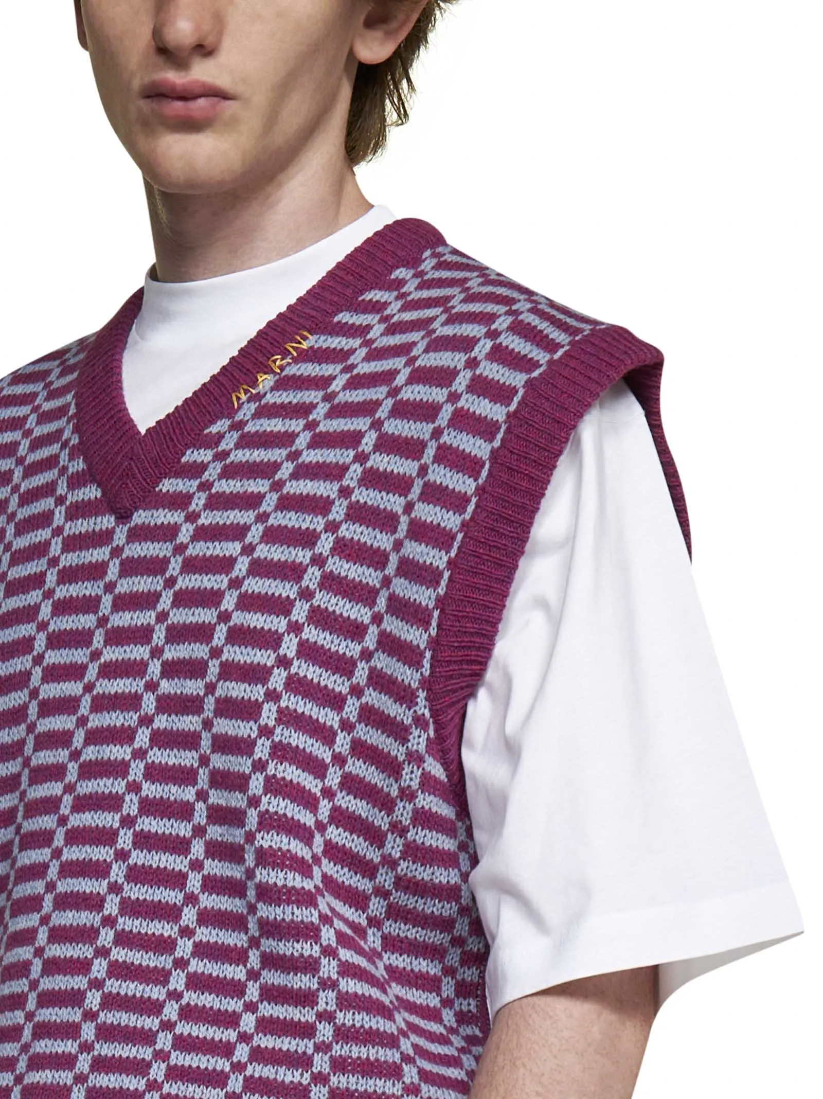 Marni V-Neck Sleeveless Vest
