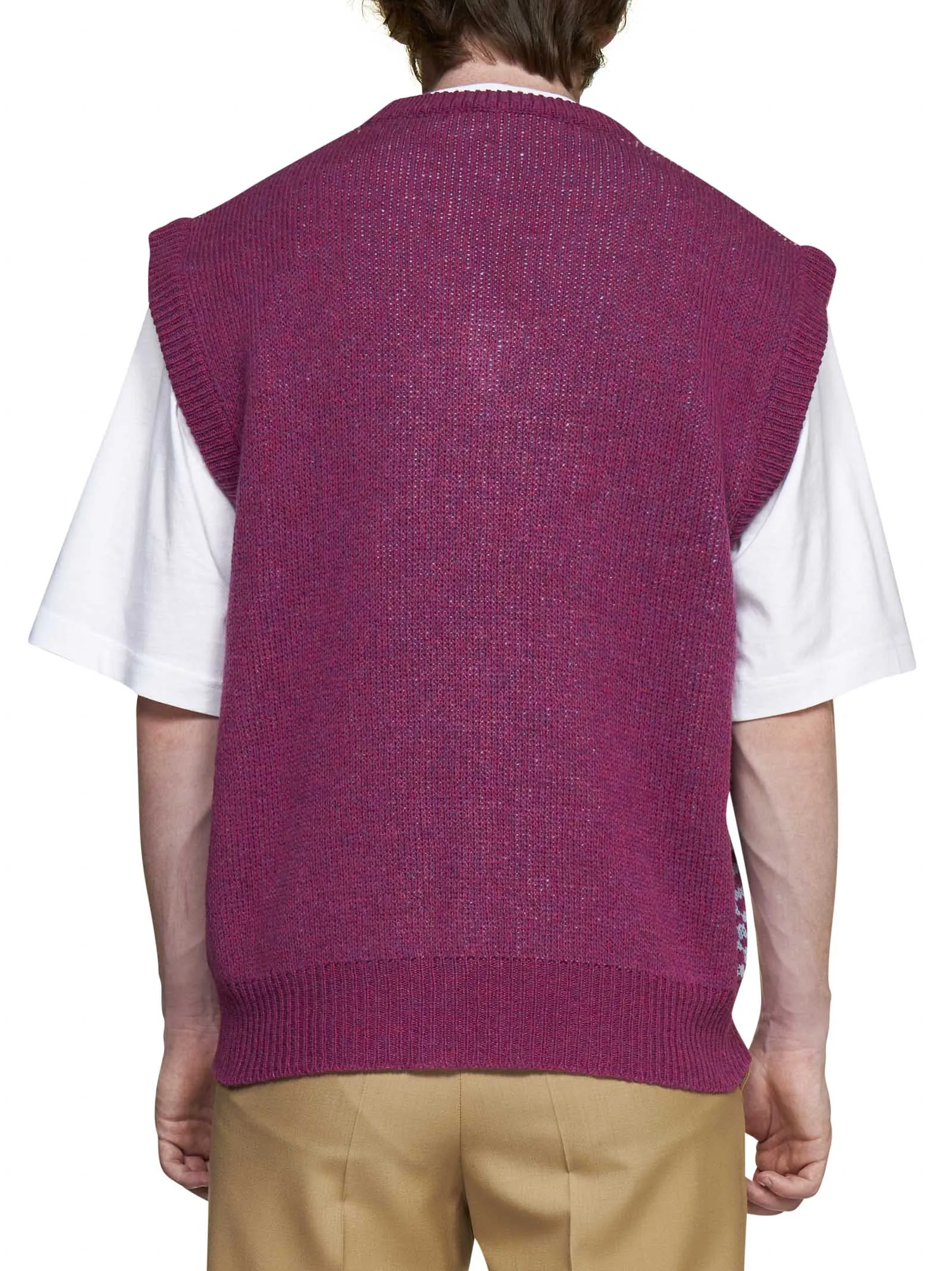 Marni V-Neck Sleeveless Vest