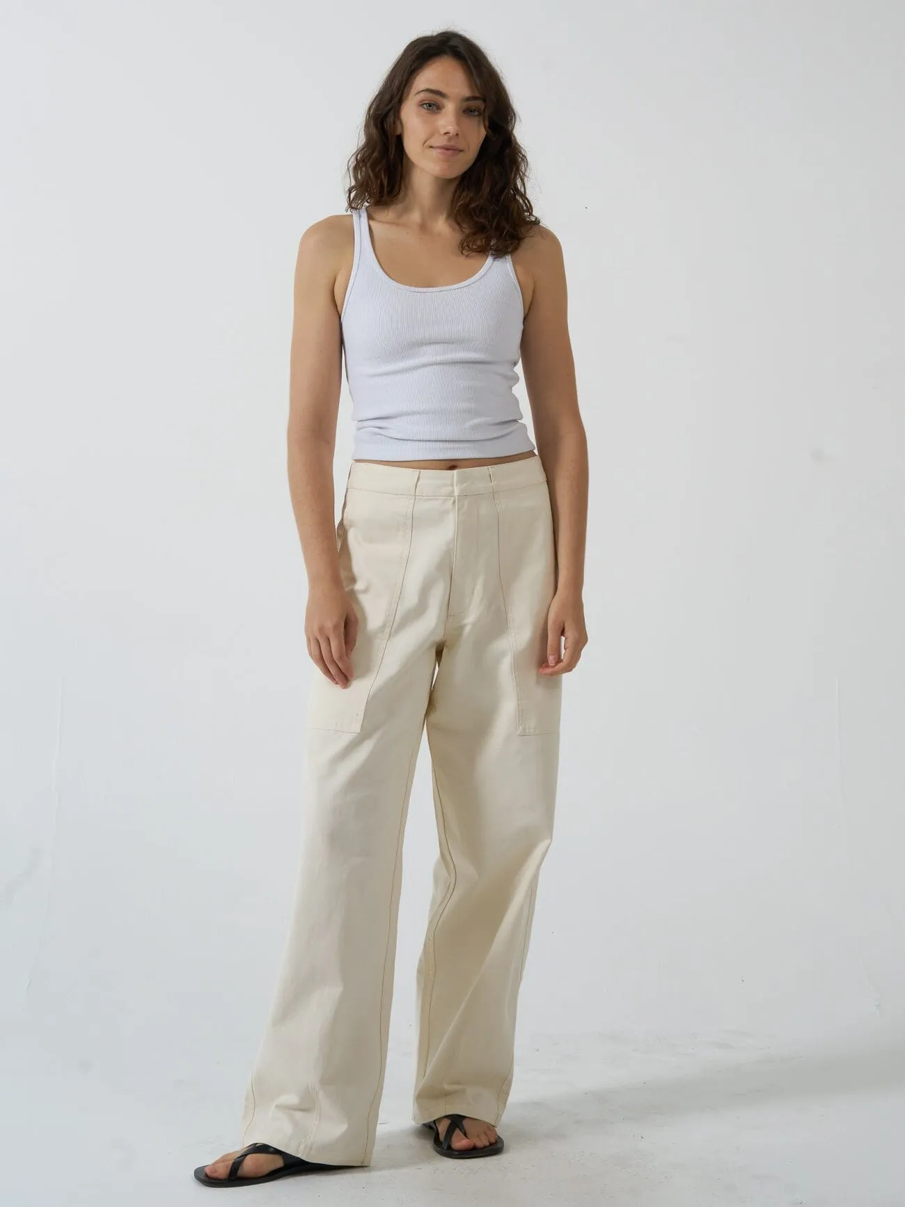 Mason Pant - Heritage White