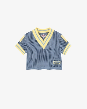 Mesh Tee Blue