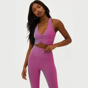 Mindy top - Sorbet Two Tone Rib