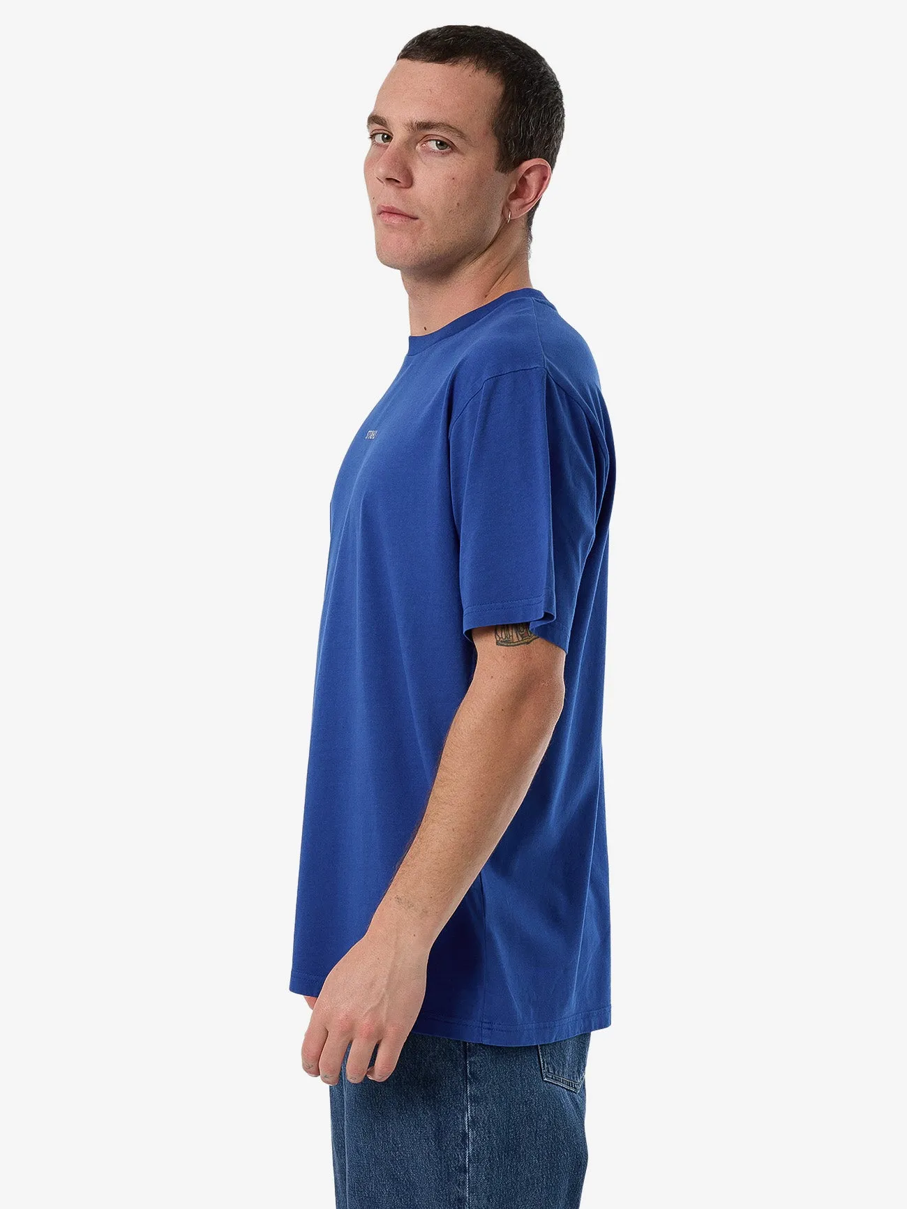 Minimal Thrills Merch Fit Tee - New Royal