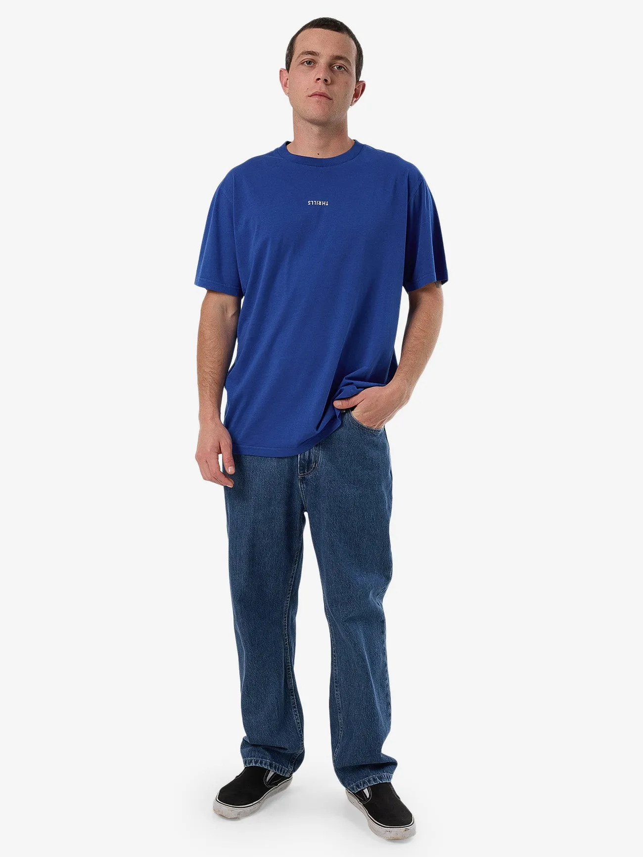 Minimal Thrills Merch Fit Tee - New Royal