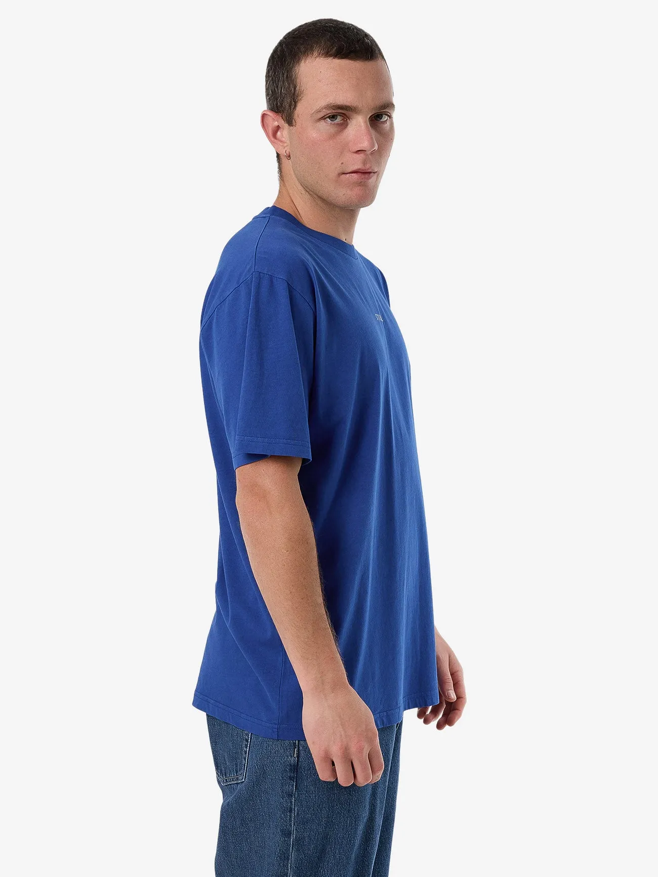 Minimal Thrills Merch Fit Tee - New Royal