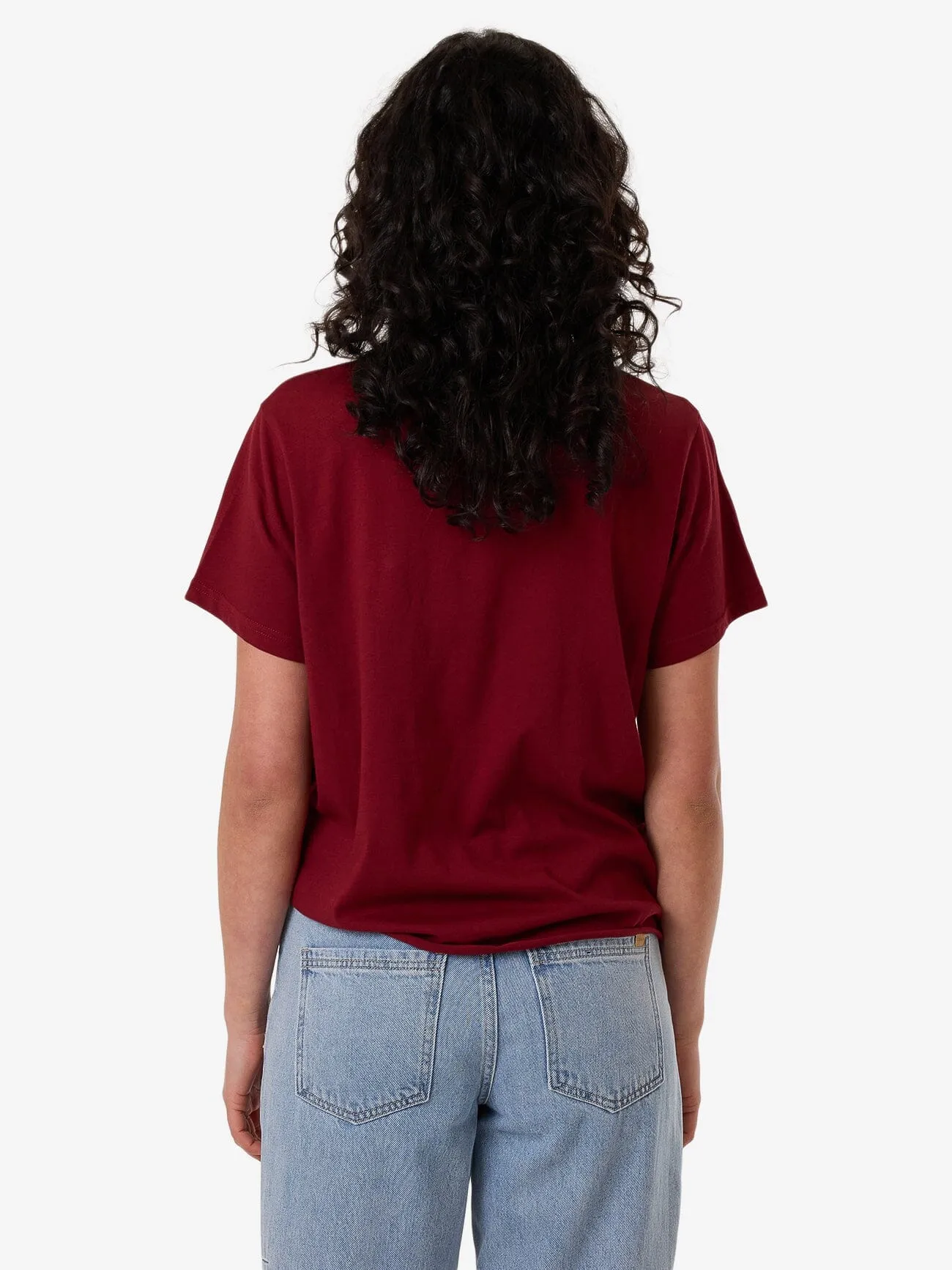 Minimal Thrills Relaxed Tee - Cabernet