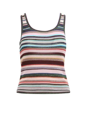 Missoni Glitter Striped Tank Top