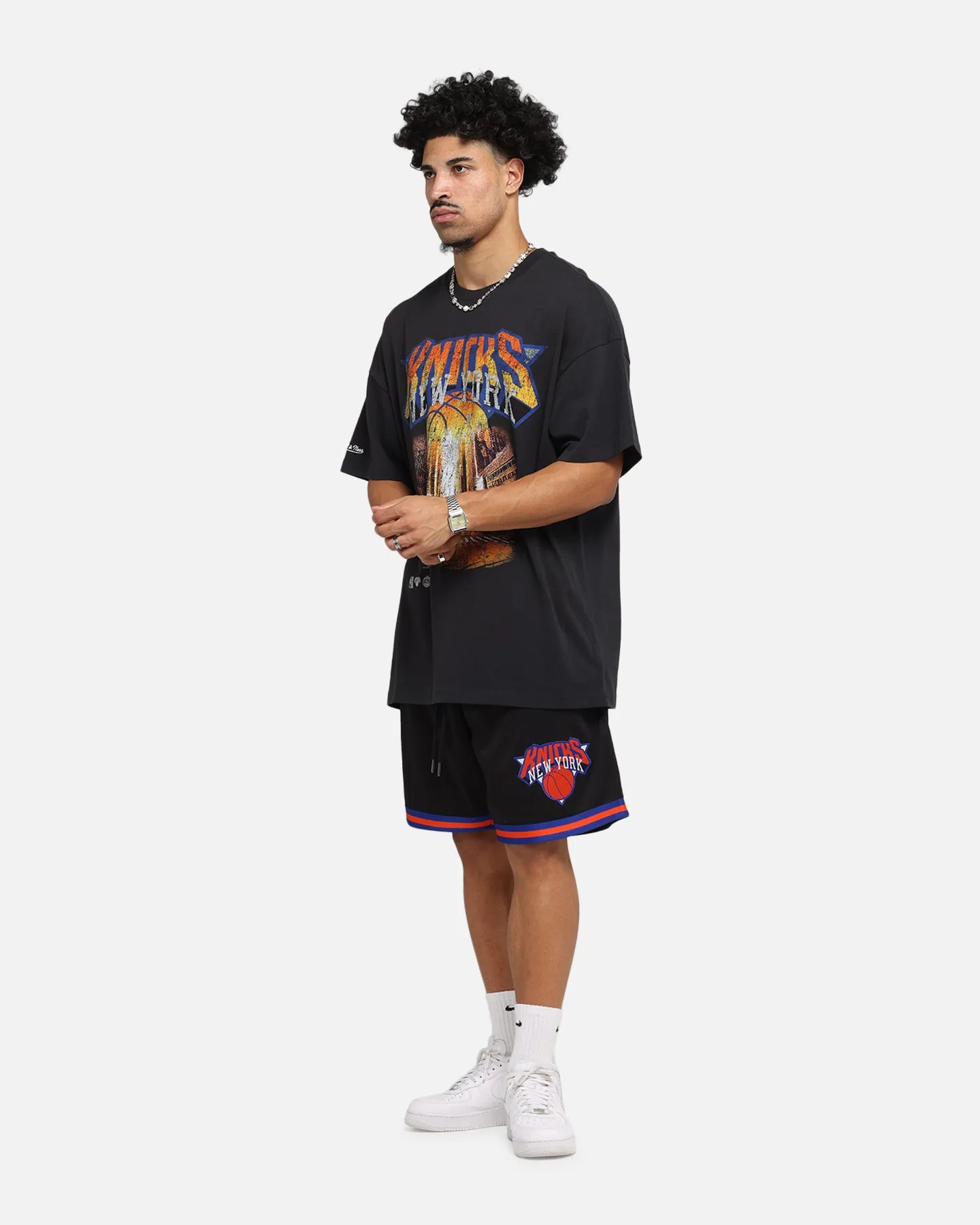 Mitchell & Ness New York Knicks The Garden T-Shirt Faded Black