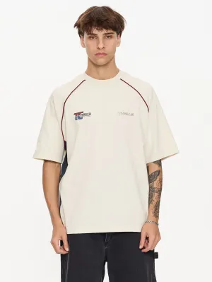Motion Box Fit Oversize Tee - Heritage White