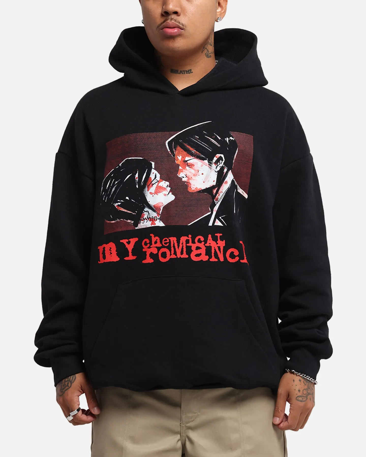 My Chemical Romance Tear Us Apart Zip Hoodie Black