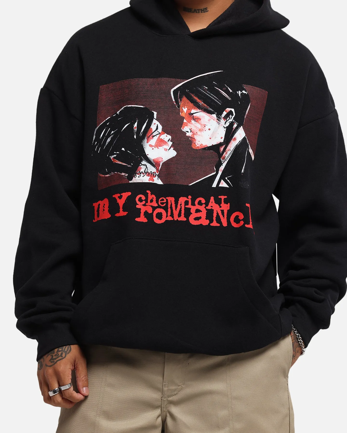 My Chemical Romance Tear Us Apart Zip Hoodie Black