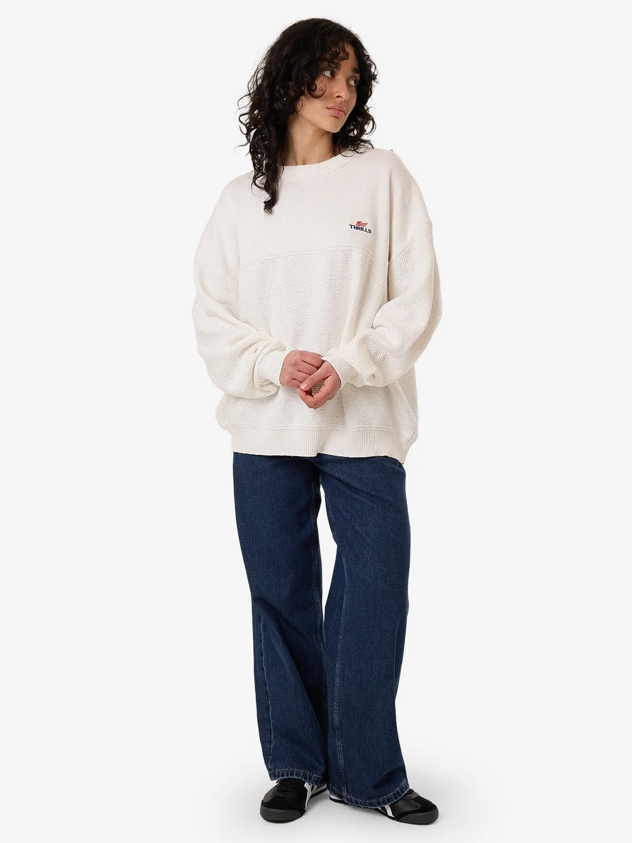 Navigate Knit Pullover - Chalk