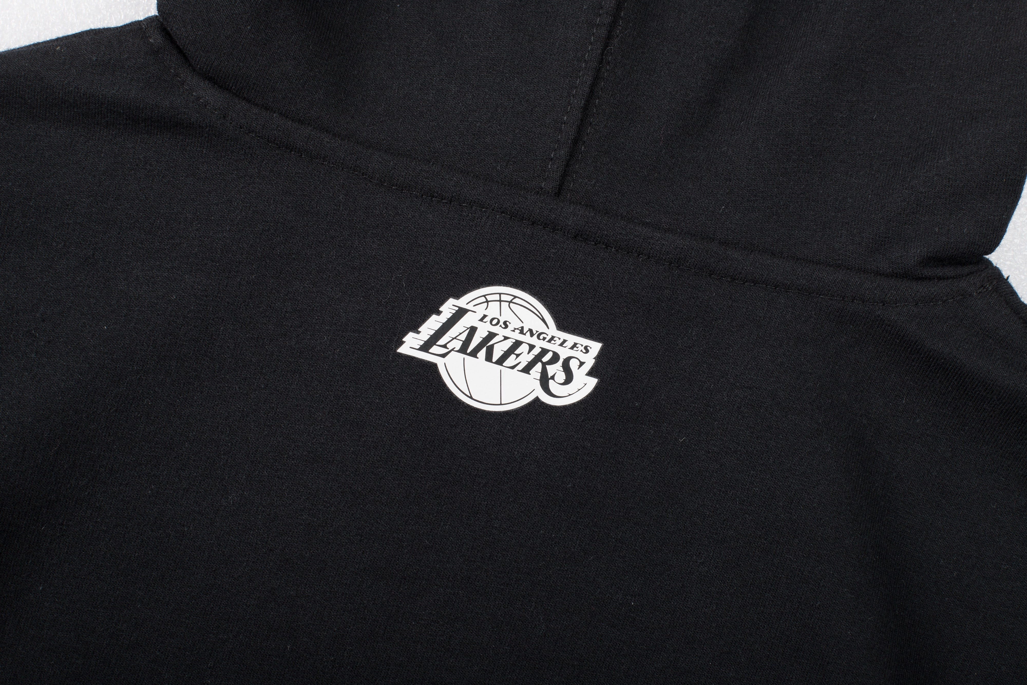 NBA WORDMARK FRONT PRINT LOOSE FIT HOODIE - Lakers