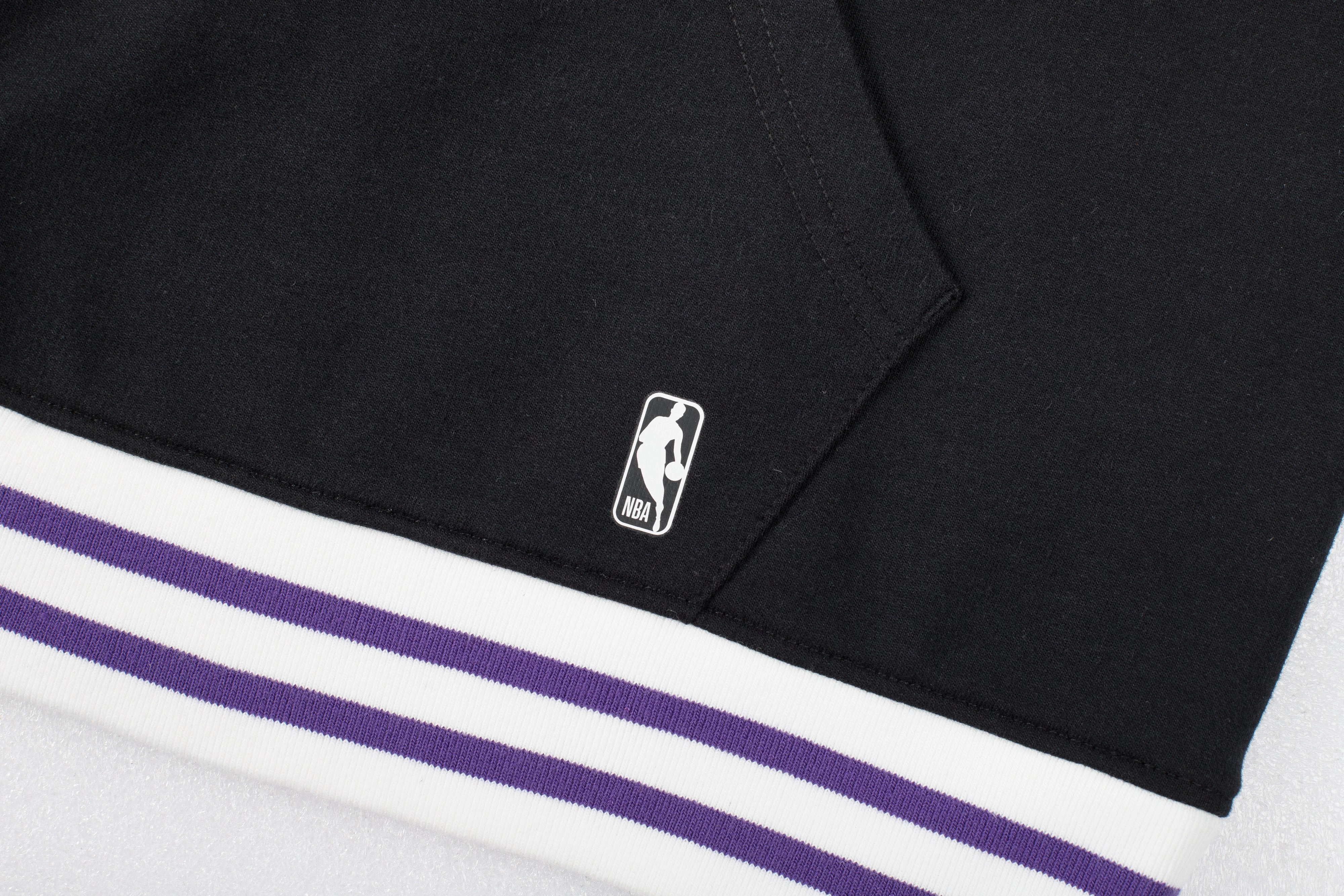 NBA WORDMARK FRONT PRINT LOOSE FIT HOODIE - Lakers