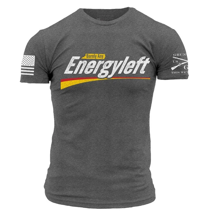 No Energy T-Shirt - Charcoal