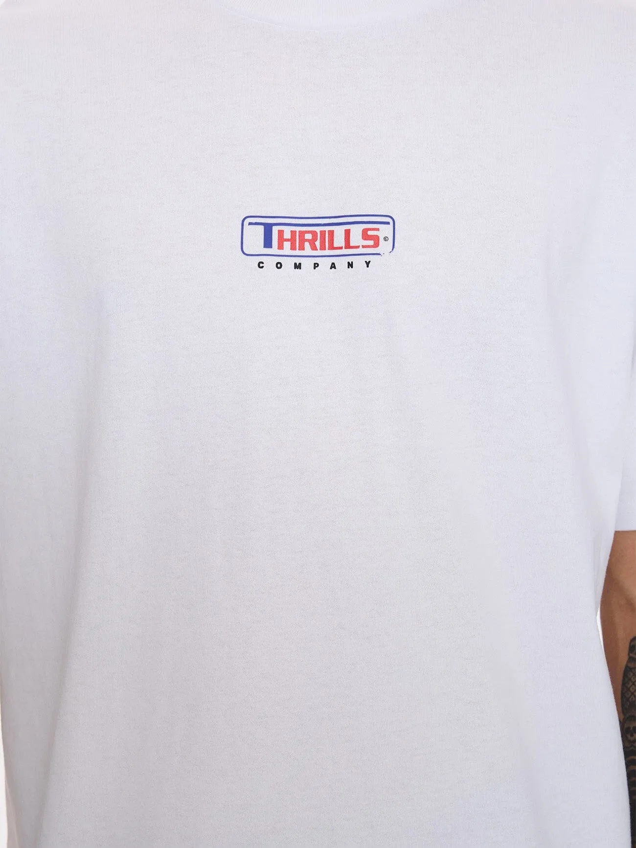 Not Permitted Merch Fit Tee - White