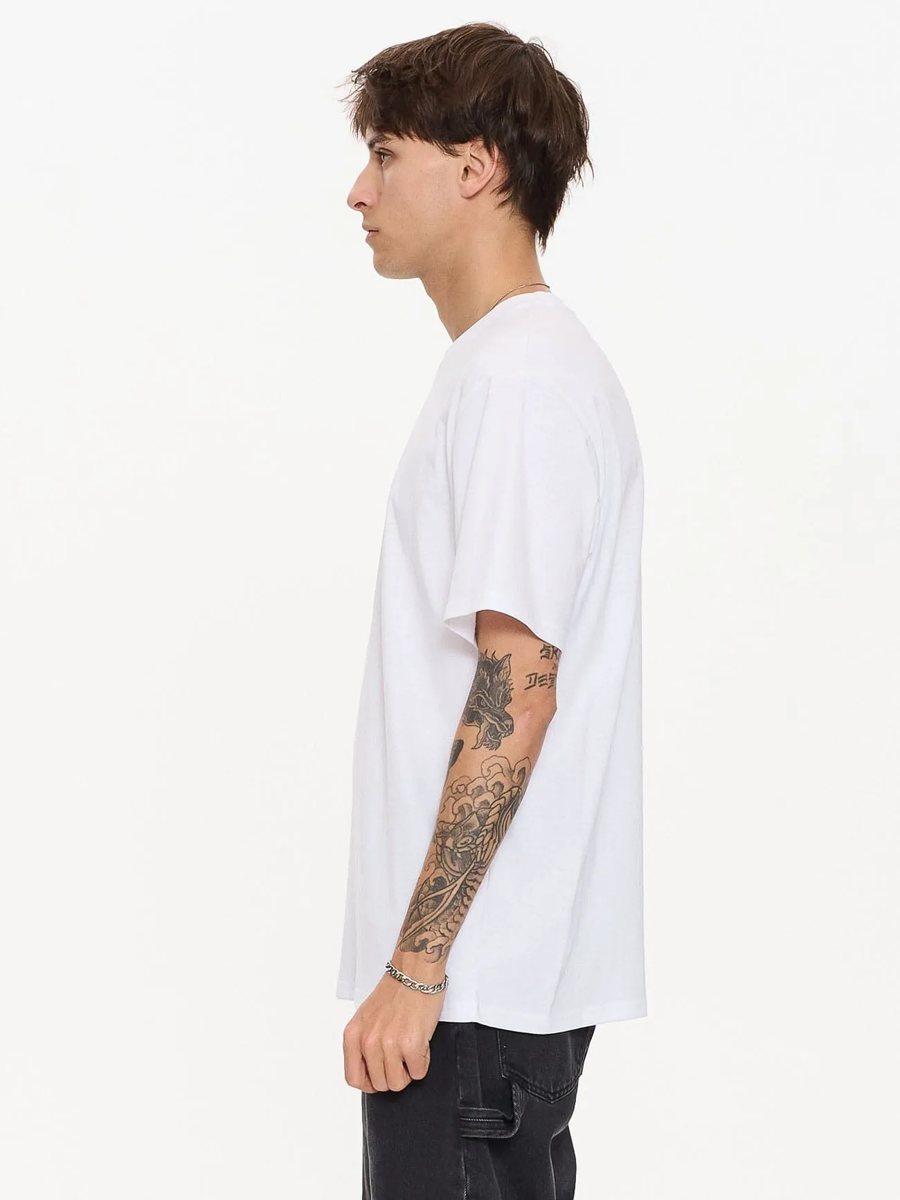 Not Permitted Merch Fit Tee - White