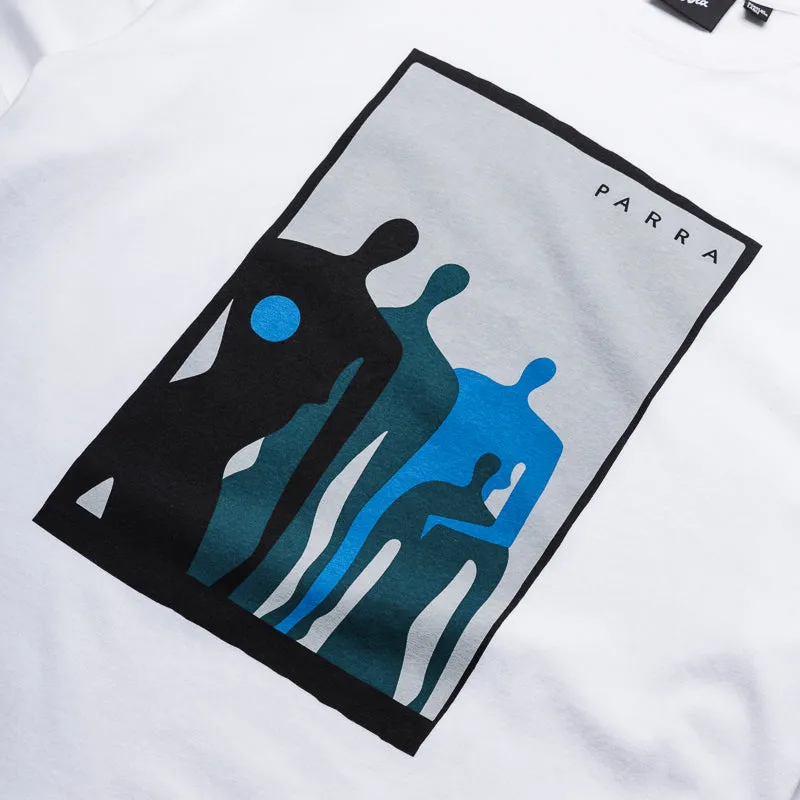 Parra The Visitors L/S Tee - White