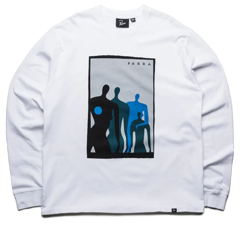 Parra The Visitors L/S Tee - White