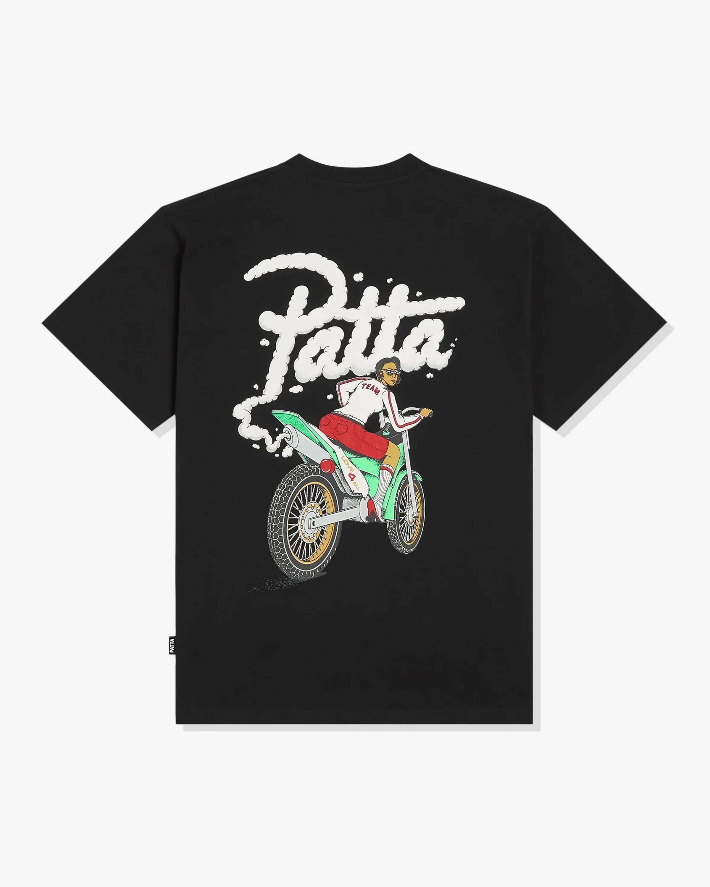 PATTA BIKER TEE - BLACK