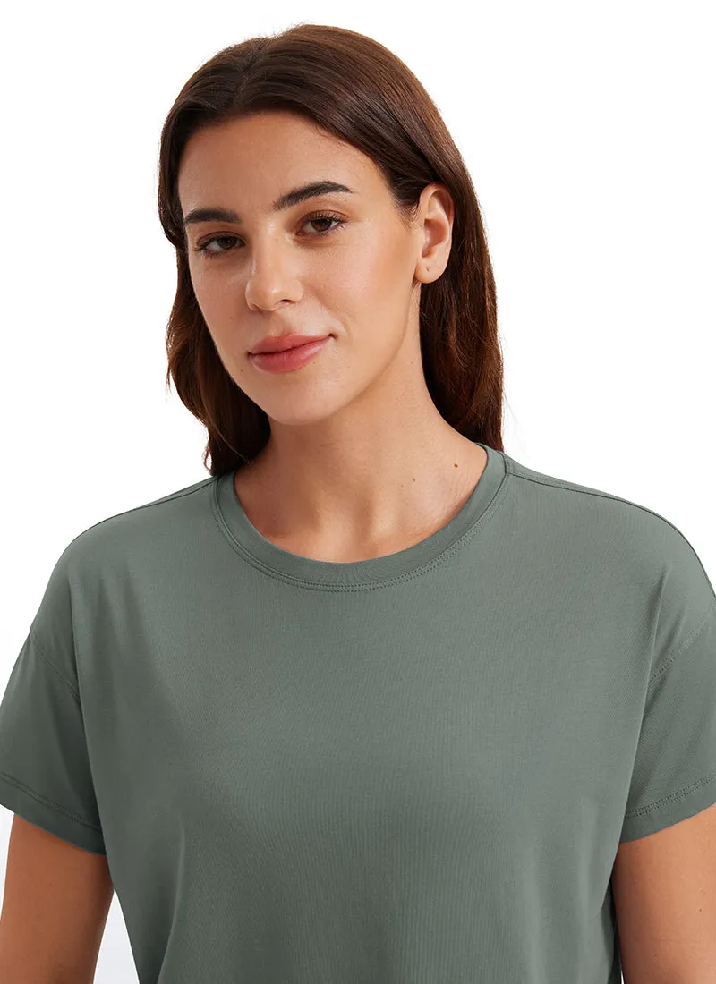 Pima Cotton Short Sleeves Loose Fit