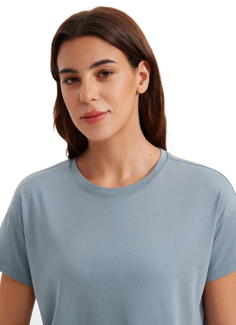 Pima Cotton Short Sleeves Loose Fit