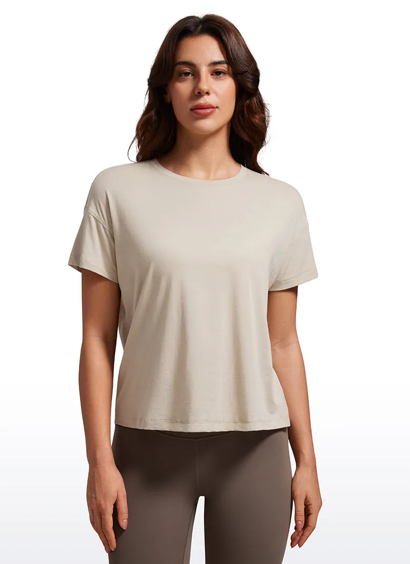 Pima Cotton Short Sleeves Loose Fit