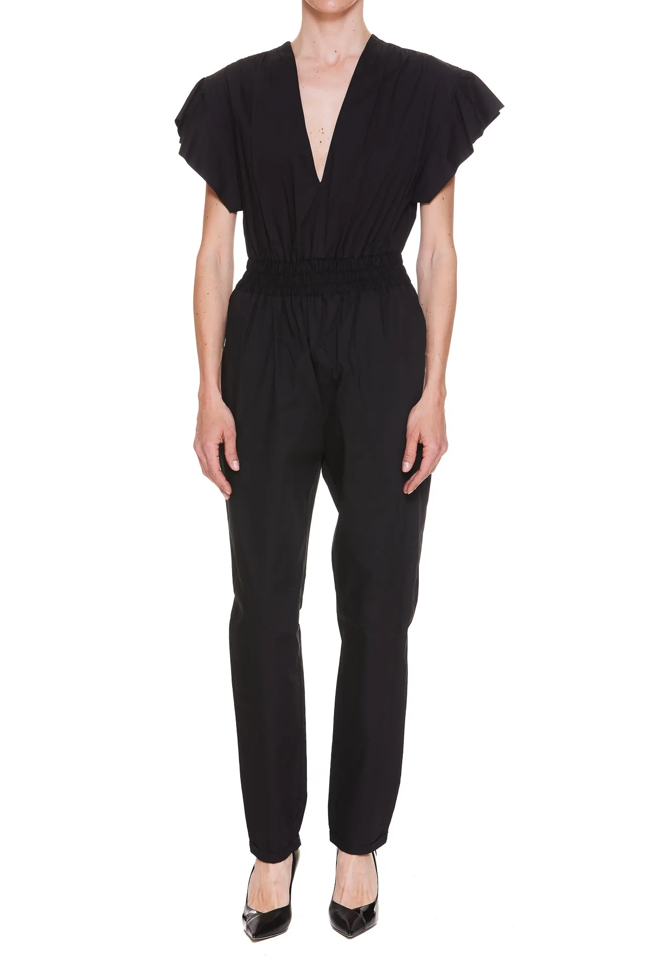 Pinko V-Neck Elasticated Waist Jumpsuit