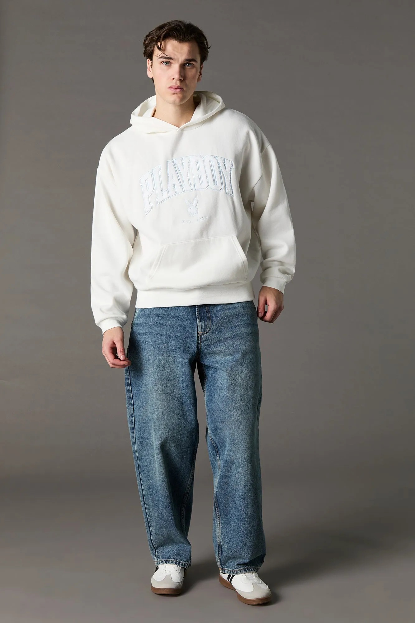 Playboy Chenille Embroidered Fleece Hoodie