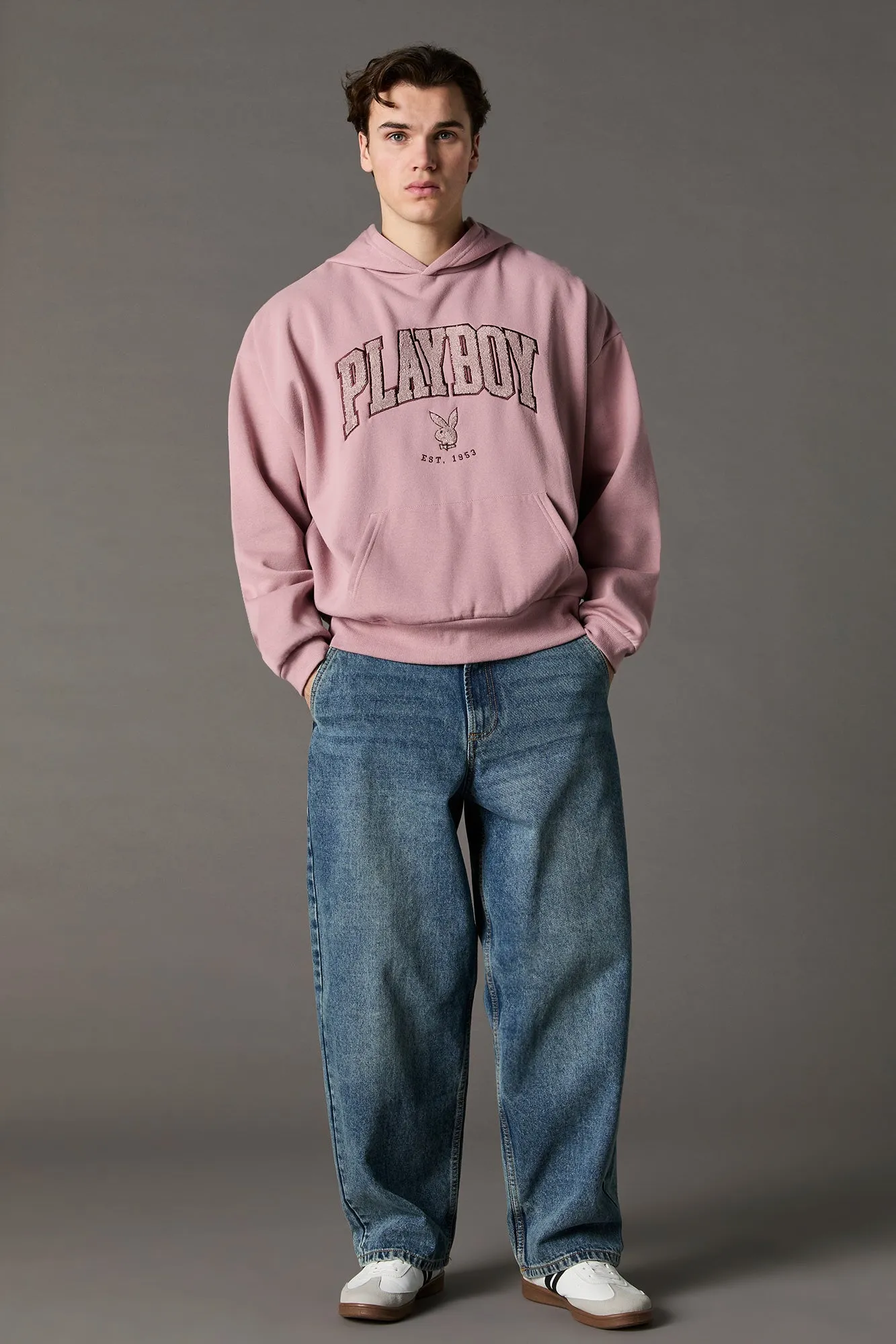Playboy Chenille Embroidered Fleece Hoodie