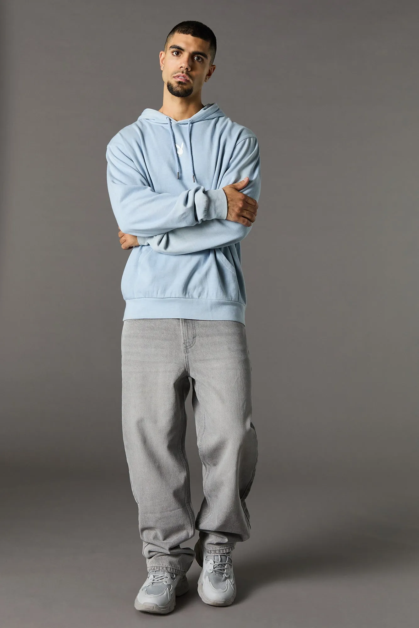 Playboy High Density Washed Fleece Hoodie