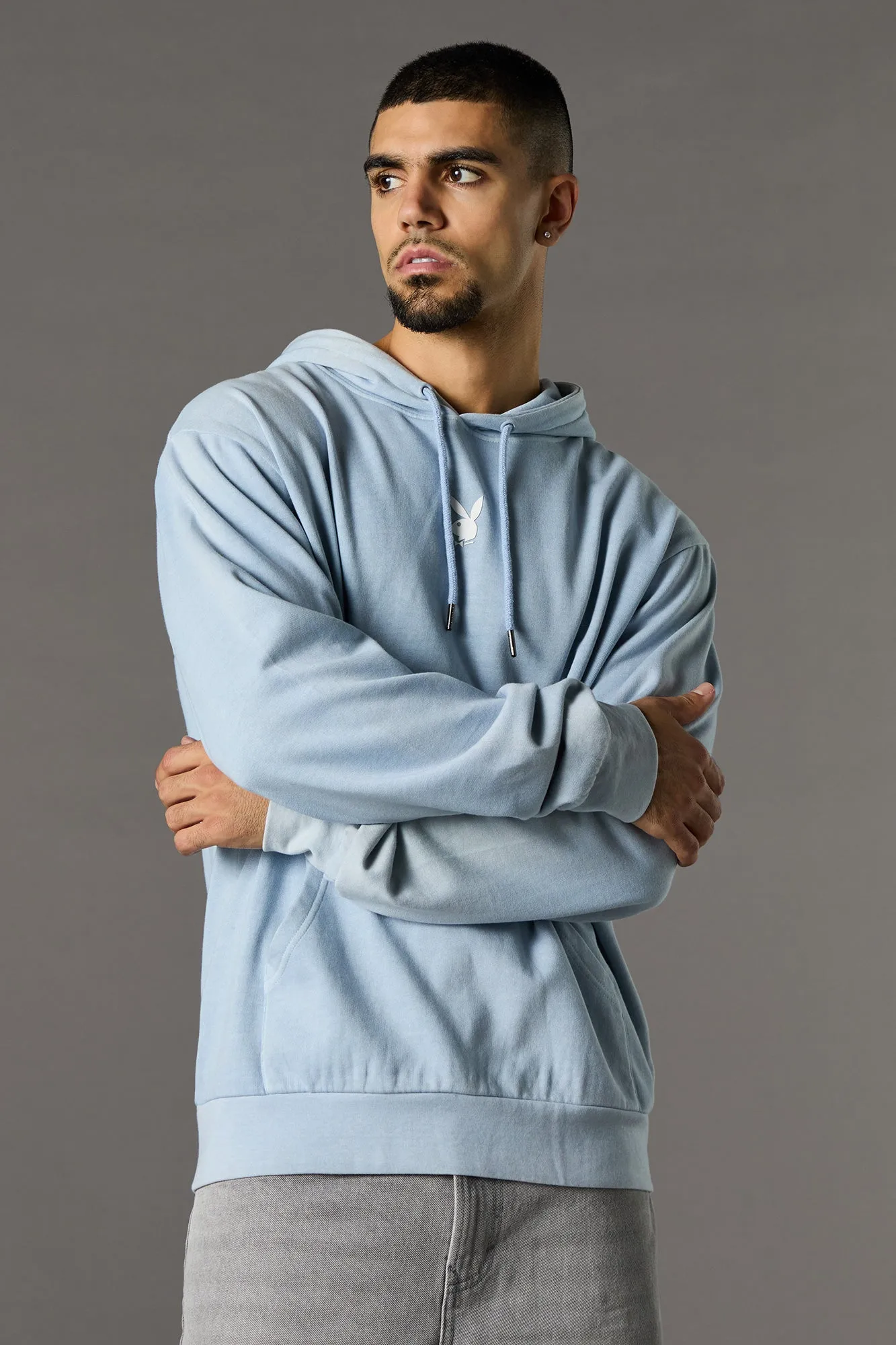 Playboy High Density Washed Fleece Hoodie