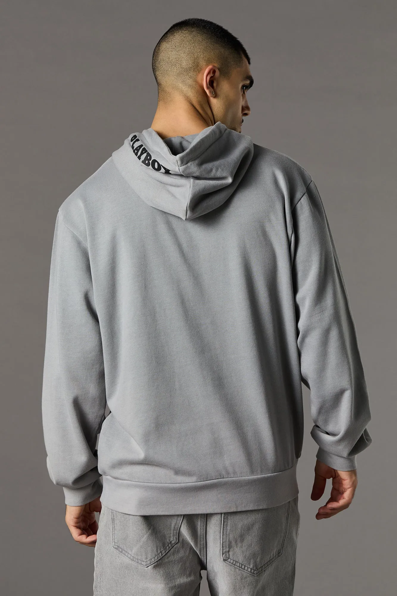 Playboy High Density Washed Fleece Hoodie
