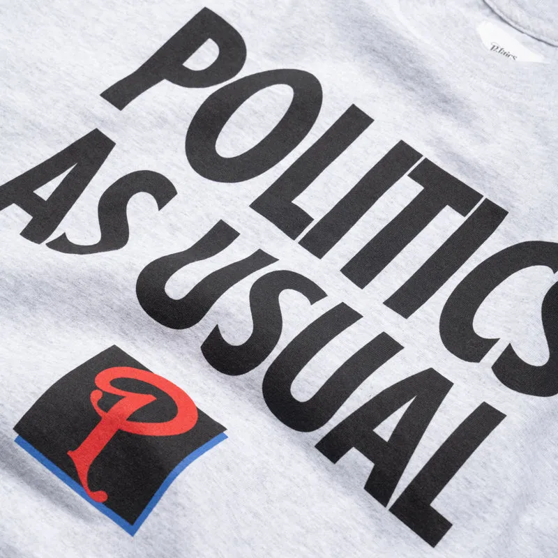 Politics Athletics Tee - Ash