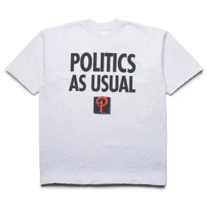 Politics Athletics Tee - Ash