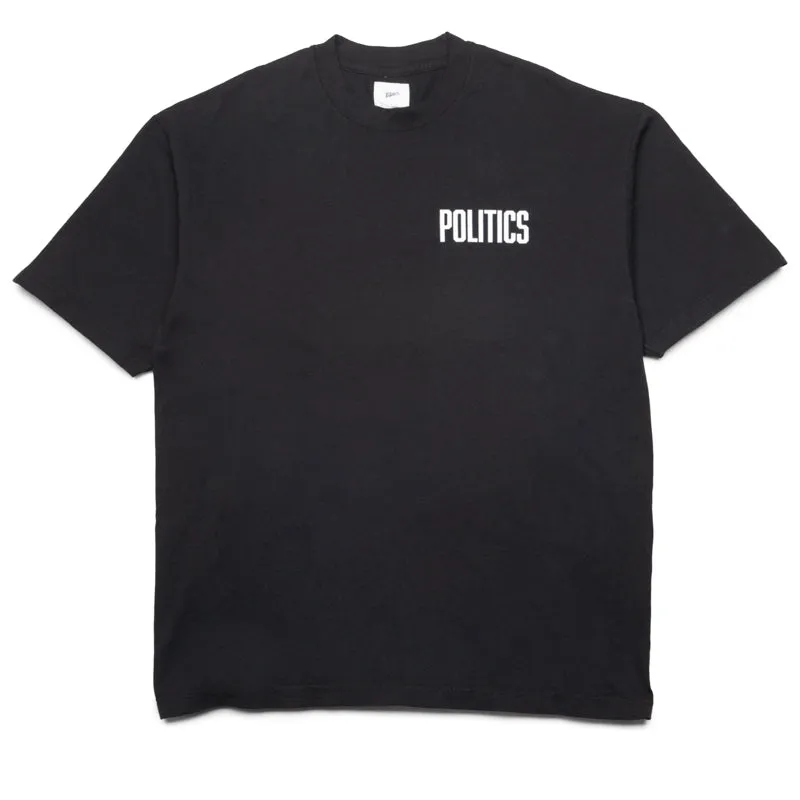 Politics Bootleg Tee - Black