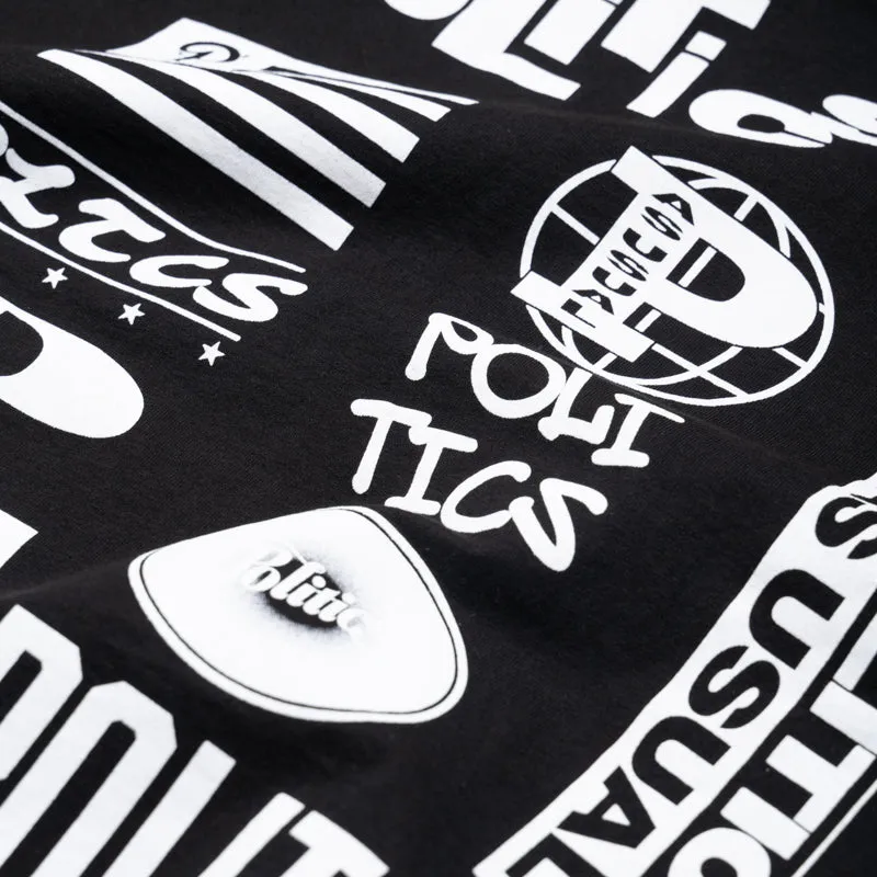 Politics Bootleg Tee - Black