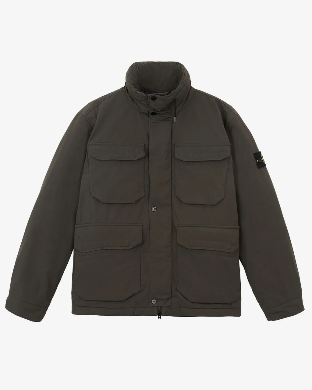 Polyester Micro Twill Field Jacket Charcoal Grey
