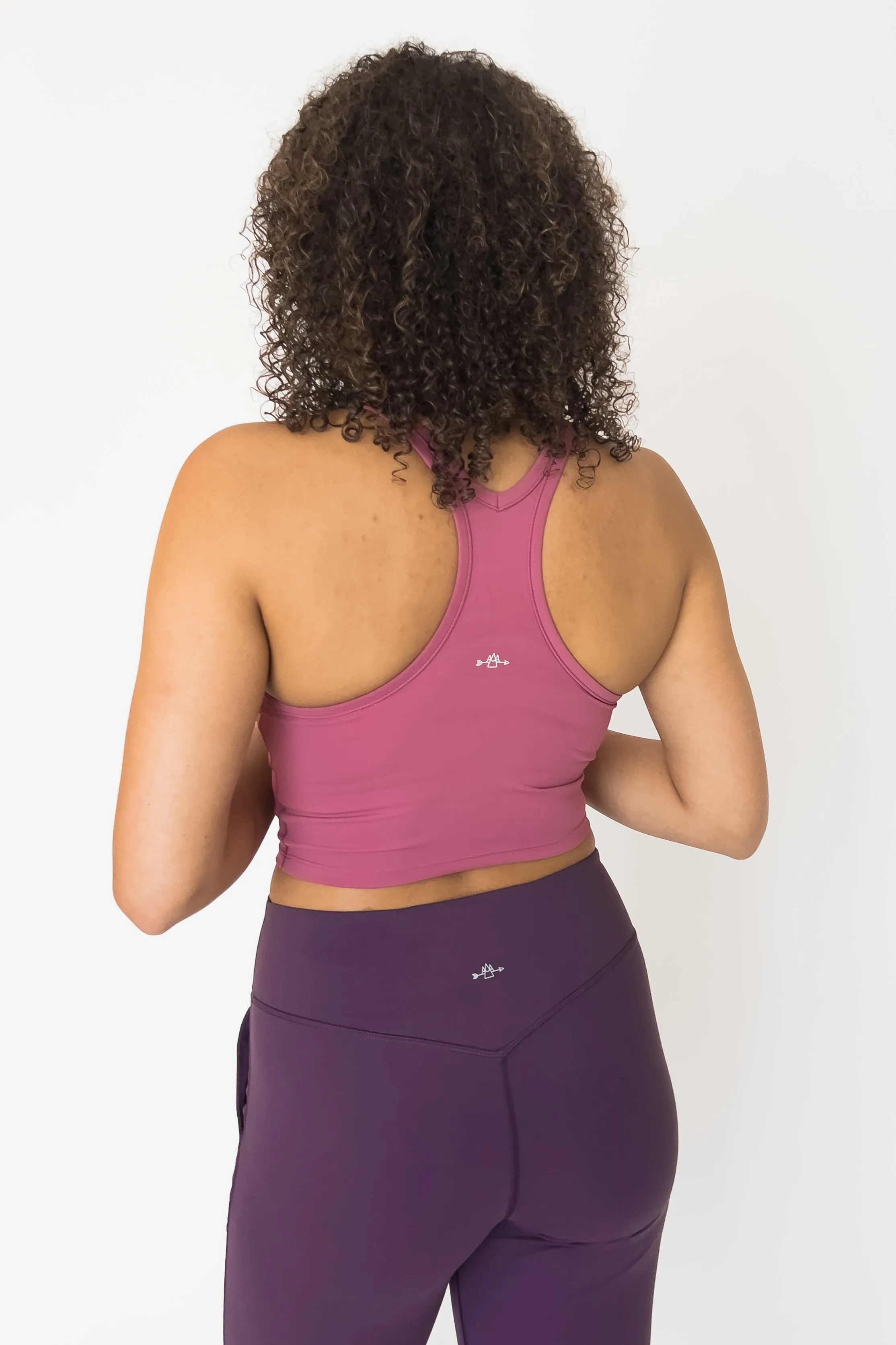 Racerback Crop *Built in Bra