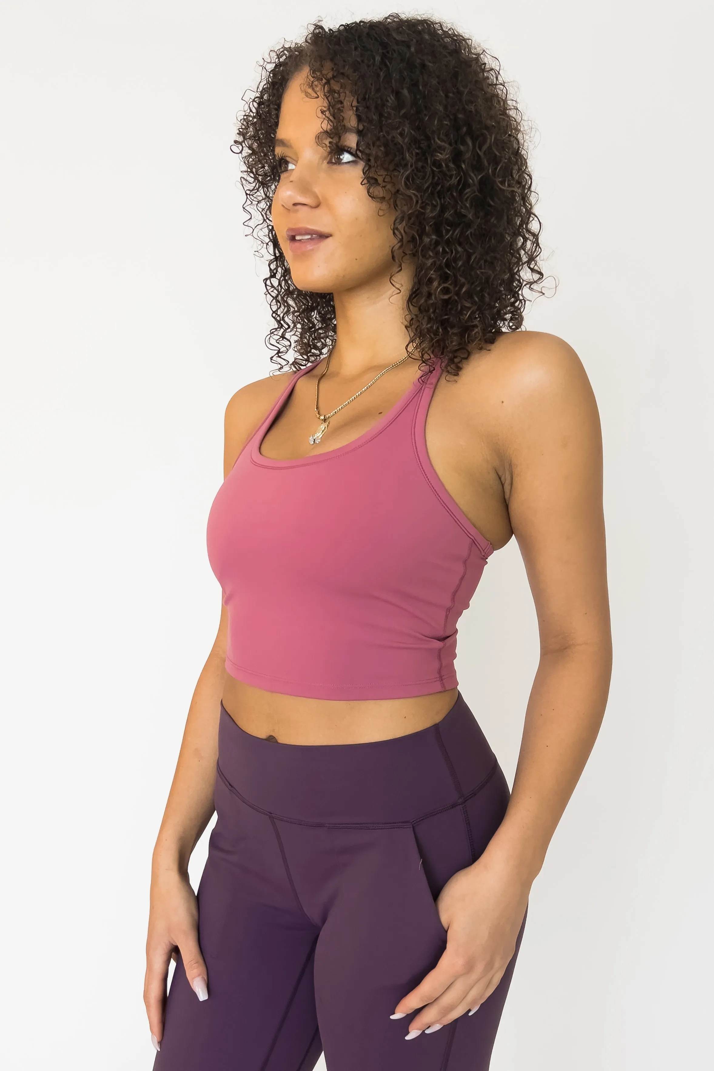 Racerback Crop *Built in Bra