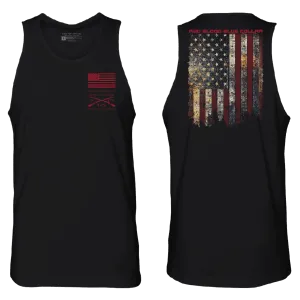 Red Blood Blue Collar® Tank - Black