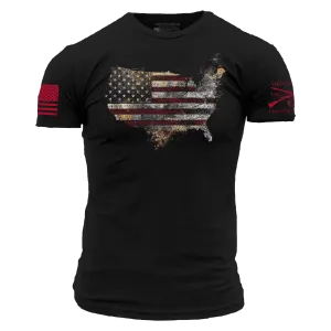Red Blood Nation T-Shirt - Black