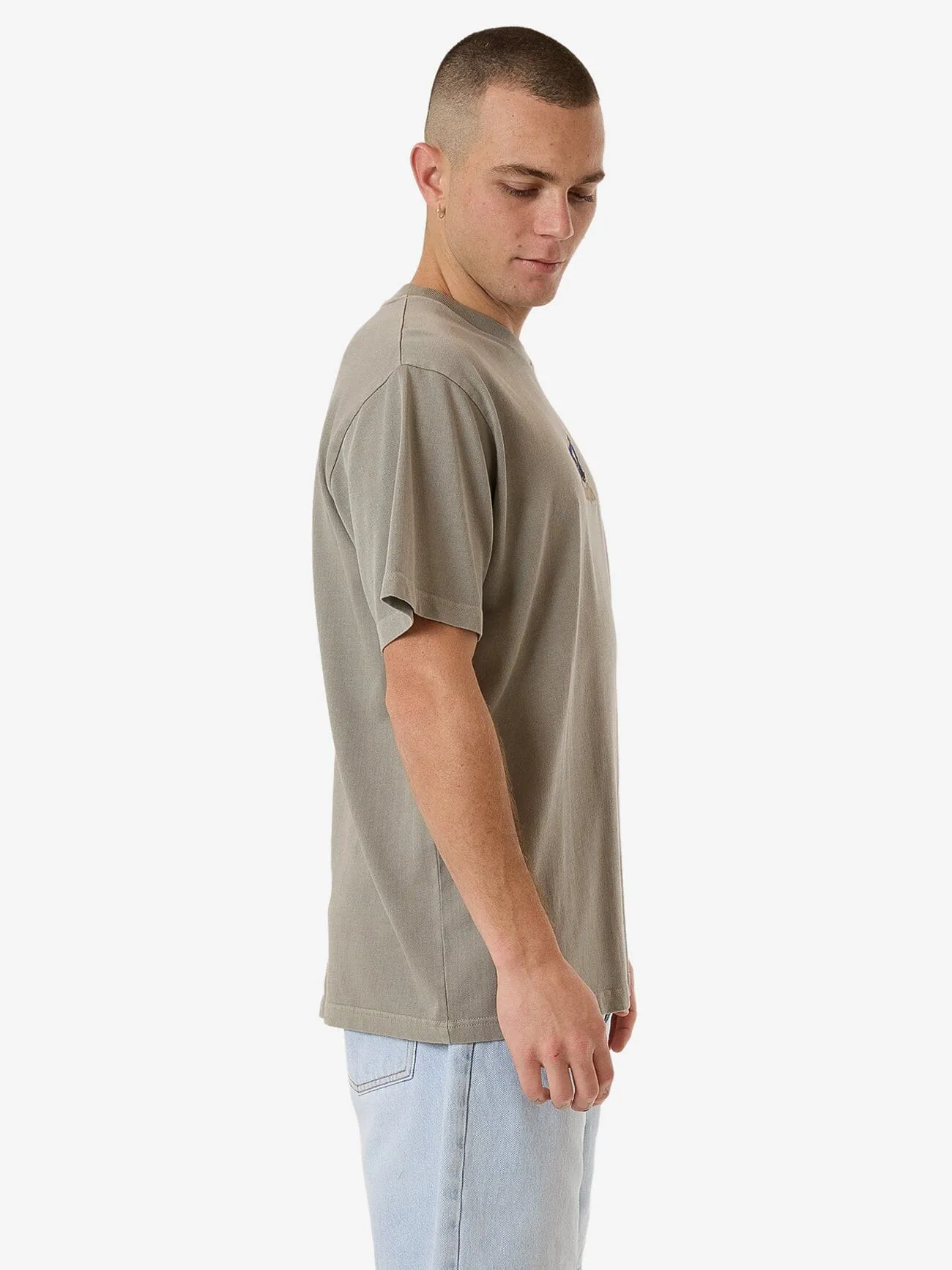 Royalty Embro Merch Fit Tee - Fog