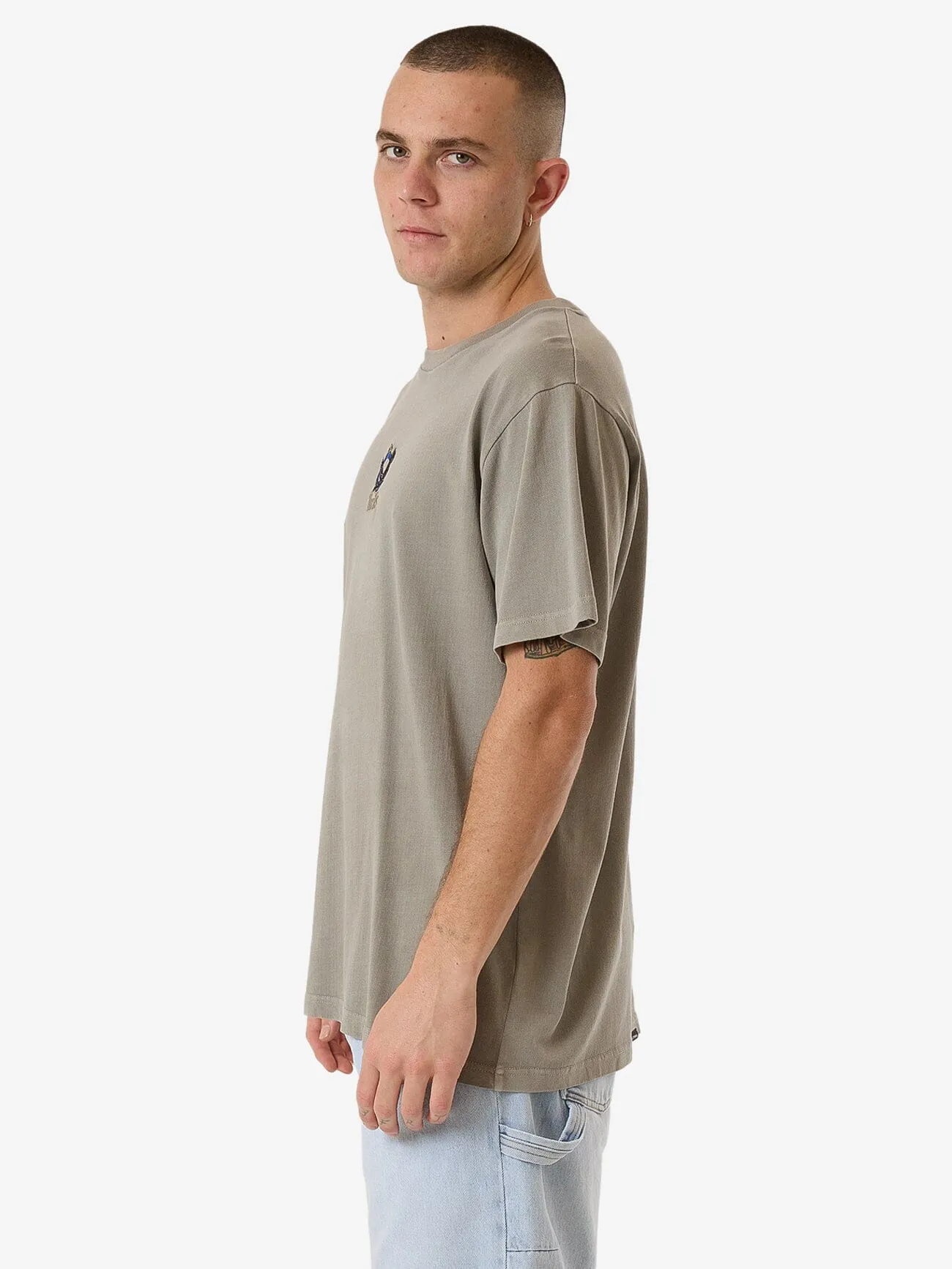 Royalty Embro Merch Fit Tee - Fog